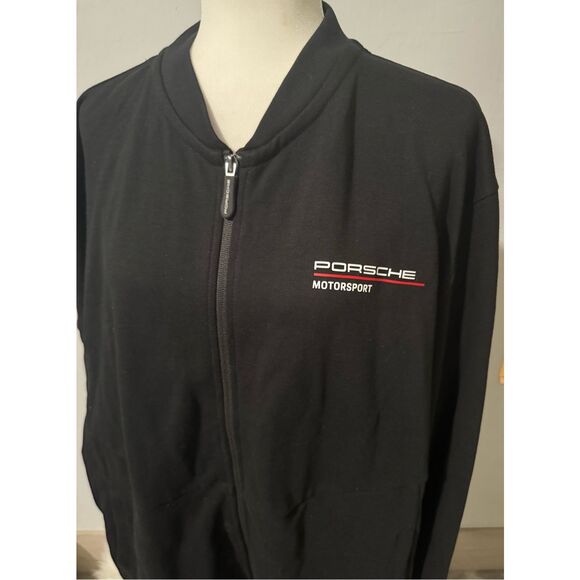 Porsche Motosport black zip up sweater XXL - Picture 3 of 10